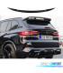 SPOILER AILERON BMW X5 G05 18-22 LOOK M NOIR BRILLANT