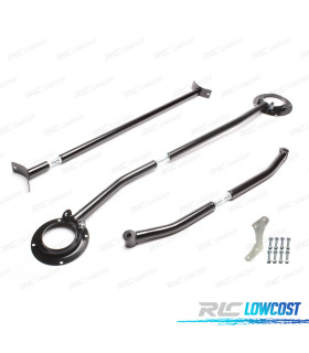 BARRES ANTI-RAPPROCHEMENT RÉGLABLES VOLKSWAGEN VW GOLF MK2 83-91 NOIR