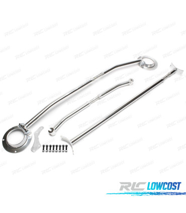 KIT BARRES ANTI-RAPPROCHEMENT RÉGLABLES VOLKSWAGEN VW CORRADO 88-95 ALUMINIUM