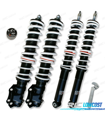 KIT SUSPENSION FILETÉE NJT EXTREM VOLKSWAGEN VW GOLF MK2 JETTA 83-91