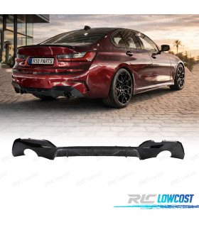 DIFFUSEUR BMW G20 G21 18- LOOK M PERFORMANCE CARBONE ET NOIR BRILLANT