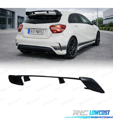 AILERON MERCEDES CLASSE A W176 LOOK A45 AMG NOIR BRILLANT PIANO BLACK 12-18