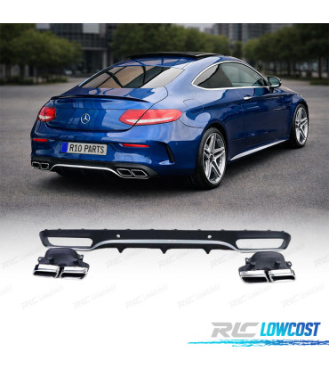 DIFFUSEUR ARRIÈRE MERCEDES CLASSE C C205 COUPÉ 15-18 AMG PDC