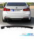 DIFFUSEUR BMW F30 F31 LOOK M PERFORMANCE NOIR
