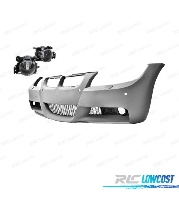 PARE CHOCS BMW E90 E91 05-08 LOOK M PDC + ANTIBROUILLARD