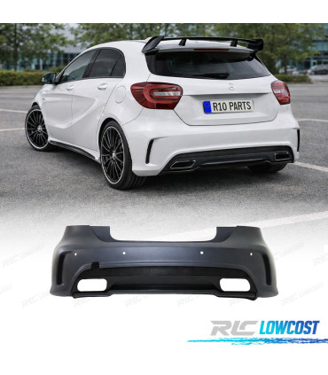 PARE-CHOCS ARRIÈRE MERCEDES CLASSE A W176 12-15 LOOK AMG A45 PDC