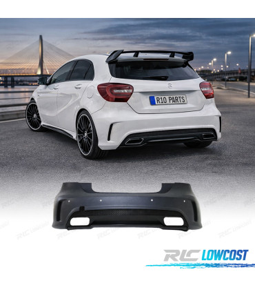 KIT CARROSSERIE MERCEDES CLASSE A W176 LOOK AMG A45 PDC + LAVE PHARES