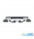 DIFFUSEUR MERCEDES CLASSE C W205 BERLINE 14-18 LOOK AMG NOIR MAT + EMBOUTS D'ÉCHAPPEMENT