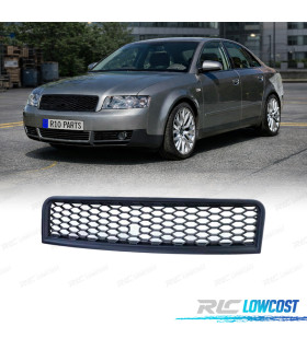 CALANDRE AUDI A4 B6 00-04 LOOK RS NOIR MATE