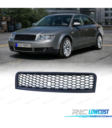 CALANDRE AUDI A4 B6 00-04 LOOK RS NOIR MATE