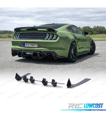 DIFFUSEUR FORD MUSTANG 15-17 NOIR BRILLANT