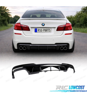 DIFFUSEUR BMW F10 F11 LOOK M PERFORMANCE NOIR BRILLANT