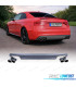 DIFFUSEUR AUDI A5 COUPÉ CABRIO 11-17 LOOK S5 + EMBOUT D´ÉCHAPPEMENT