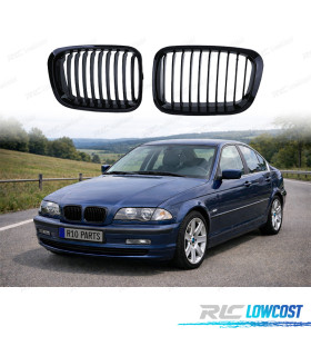 CALANDRES BMW E46 4P 98-01 NOIR BRILLANT