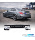 DIFFUSEUR MERCEDES CLASSE C W205 BERLINE 18-21 NOIR BRILLANT + EMBOUTS D'ÉCHAPPEMENT LOOK AMG C63