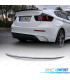 AILERON BECQUET LAME COFFRE BMW X6 E71 08-14 LOOK M NOIR BRILLANT