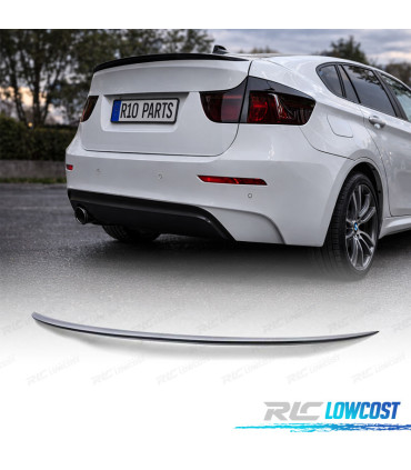 AILERON BECQUET LAME COFFRE BMW X6 E71 08-14 LOOK M NOIR BRILLANT
