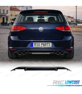 DIFUSEUR VOLKSWAGEN VW GOLF 7 VII 12-17 LOOK R132 SORTIE DOUBLE
