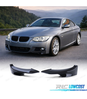 SPLITTERS PARE CHOCS BMW E92 E93 LCI 10-14 LOOK M NOIR BRILLANT