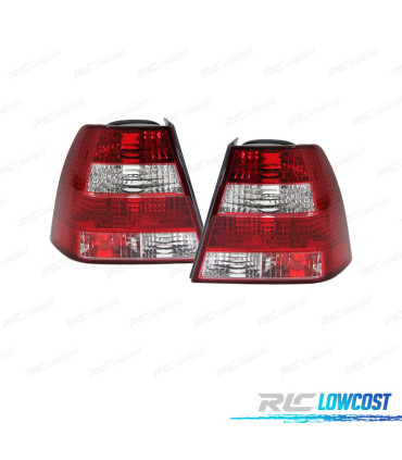 FEUX ARRIÈRE VOLKSWAGEN VW BORA 98-05 ROUGE CHROMÉ