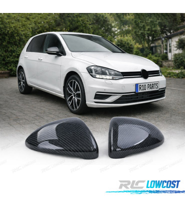 COQUES RÉTROVISEURS VOLKSWAGEN VW GOLF 7 12- CARBONE