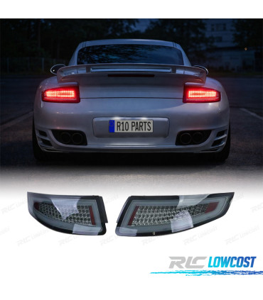 FEUX ARRIÈRE PORSCHE 911 997 04-08 FULL LED FUMÉ