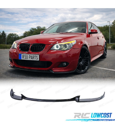 LÈVRE DE SPOILER BMW E60 E61 LCI 07-10 LOOK M5 NOIR BRILLANT