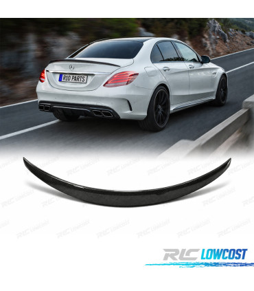 AILERON SPOILER MERCEDES W205 14-21 LOOK AMG CARBONE