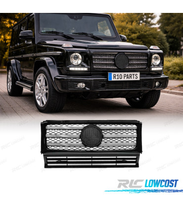 CALANDRE MERCEDES W463 90-12 NOIR CHROMÉ