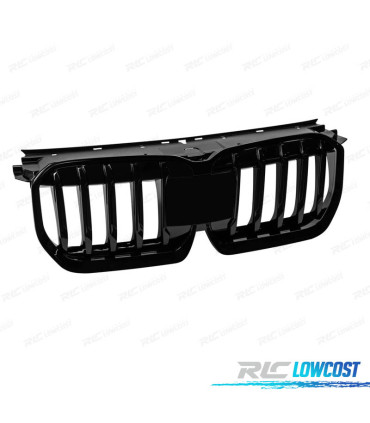 CALANDRE BMW X1 U11 23- LOOK M NOIR BRILLANT