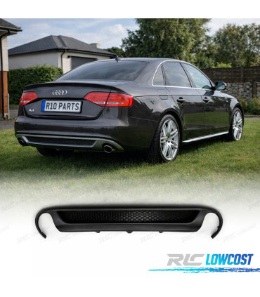 DIFFUSEUR AUDI A4 B8 07-11 LOOK S LINE DOUBLE SORTIE