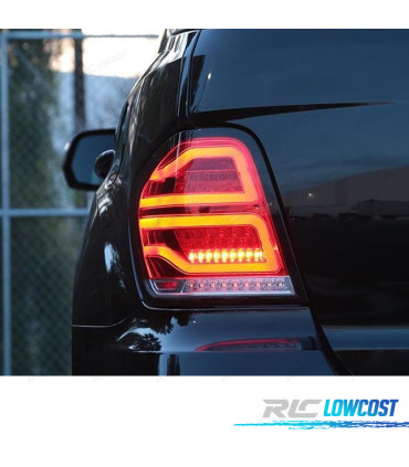 FEUX ARRIÈRE MERCEDES W164 09-11 LED BAR FUMÉ