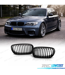 CALANDRES BMW E81 E87 82 88 04-13 NOIR MAT