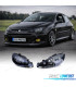 PHARES PEUGEOT 206 98-06 FOND NOIR H4 OEM