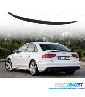 AILERON BECQUET LAME COFFRE AUDI A4 B8 LOOK S LINE 11-15 NOIR BRILLANT