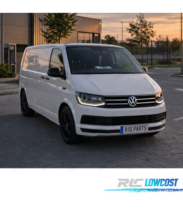 PHARES VOLKSWAGEN VW T6 15-19 DRL + CLIGNOTANTS LED DYNAMIQUES NOIR