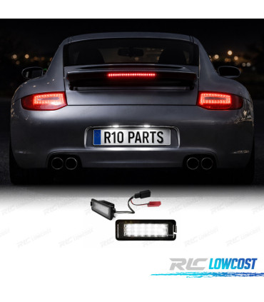 ÉCLAIRAGE PLAQUE D´IMMATRICULATION LED PORSCHE 911 CARRERA 997 99-11