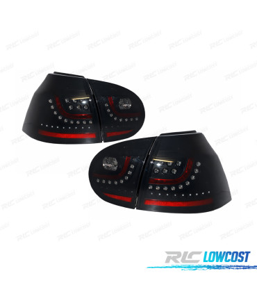 FEUX ARRIÈRE LED VOLKSWAGEN VW GOLF 5 MK V 03-08 NOIR