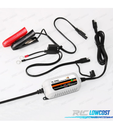 CHARGEUR DE BATTERIE DE VOITURE MOTO BATEAU 12V