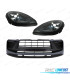 BOUCLIER AVANT PORSCHE MACAN 14-18 LOOK TURBO 2023 + PHARES LED