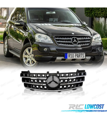CALANDRE MERCEDES ML W164 05-08 NOIR CHROMÉ