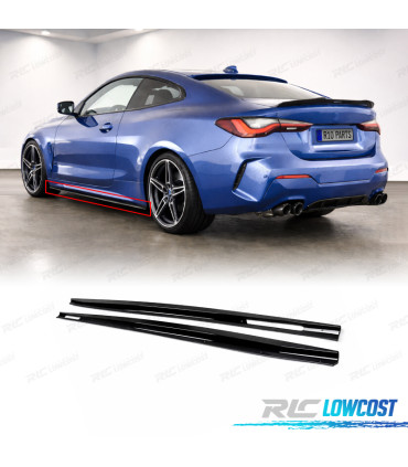 RAJOUT BAS DE CAISSE BMW G22 20-24 LOOK M PERFORMANCE NOIR BRILLANT