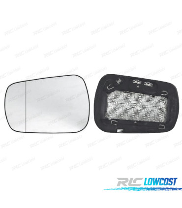 GLACE RÉTROVISEUR + BASE GAUCHE FORD FIESTA MK5 02-05