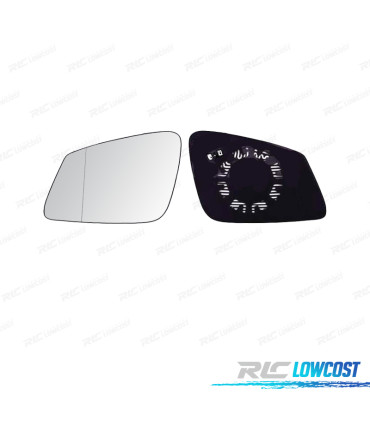 GLACE RÉTROVISEUR + BASE BMW E60 07-10 ASPHERIQUE ET THERMIQUE