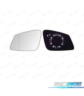 GLACE RÉTROVISEUR + BASE DROITE BMW E60 07-10 ASPHERIQUE
