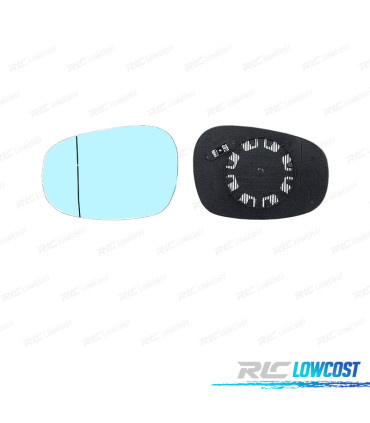 GLACE RÉTROVISEUR + BASE DROITE BMW E90 08-12 BLEU