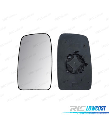 GLACE MIROIR + BASE GAUCHE RENAULT MASTER 10-