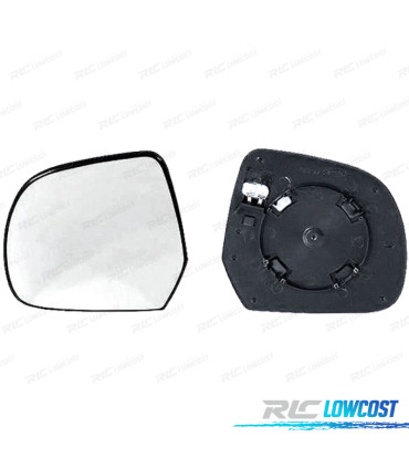 GLACE RÉTROVISEUR + BASE DROITE NISSAN MICRA 11-17 CONVEXE ET THERMIQUE