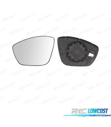 GLACE RÉTROVISEUR + BASE DROITE PEUGEOT 208 12-19