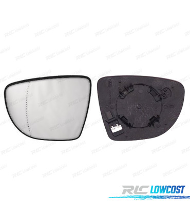 GLACE RÉTROVISEUR + BASE DROITE RENAULT CAPTUR 13-20 CONVEXE